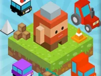 Blocky Fun Roads image