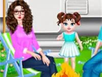 image bg Baby Taylor Family Camping Game