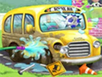 Sweet Baby Girl Messy School Cleaning image