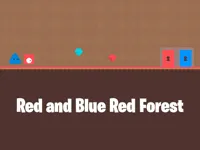 image bg Red and Blue Red Forest