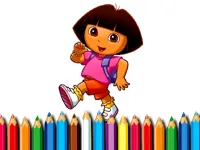 BTS Dora Coloring Book image