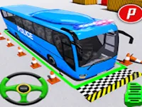 Police Bus Parking- Simulation image