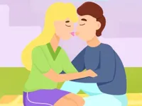 Romantic Secret Kiss image