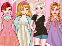 Princess Paper Doll Style Dress Up image