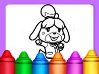 Animal Crossing Coloring Pages image