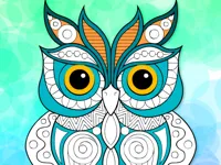 image bg Zentangle Coloring Book