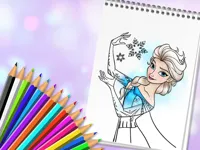 image bg Amazing Princess Coloring Book