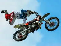 Dirt Bike Stunts Puzzle image
