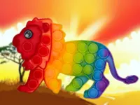 Wild Animals Pop It Jigsaw image