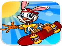 image bg Lapin Patineur - Bunny Skater
