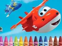 image bg Superwings Coloring