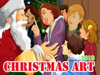 image bg Christmas Art 2019 Puzzle