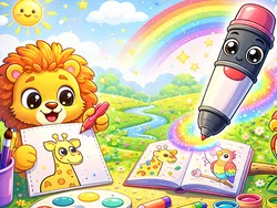 Magic Coloring Book for Little Artists image