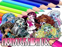 Coloring Book for Monster High image