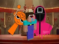 Nextbots on Minecraft Squid Game Sprunki image
