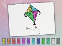 image bg Glitter Toys Coloring Book