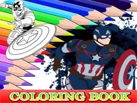 Coloring Book for Captain America image