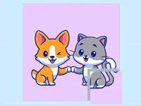 image bg Cats and Dogs Puzzle