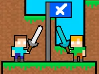 Friends Battle Swords Drawn image