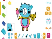 image bg Coloring Animales