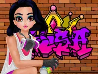 image bg Princess Cool Graffiti