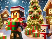 image bg Minecraft Christmas Jigsaw: Festive Pixel Art Fun