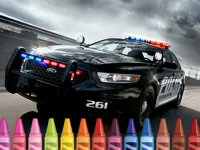 image bg Police Cars Coloring