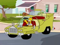 The Simpsons Car Jigsaw image