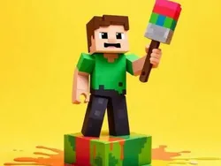BTS Minecraft Coloring Time image