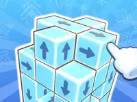 New Years Cube in 3D image