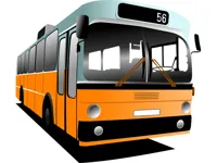 Cartoon Bus Puzzle image