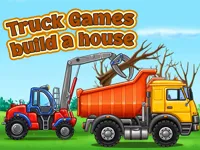 Truck games - build a house image