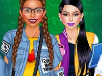 College Student Girl Dress Up image