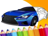 draw Car - Japanese Luxury Cars Coloring Book image