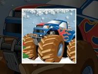 Winter Monster Truck Puzzles image