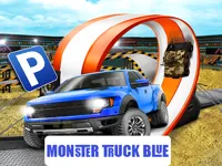 Monster-Truck-Parking Free 3D Blue image