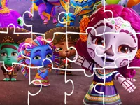 Super Monster Halloween Jigsaw Game image