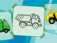 Truck Coloring Book image