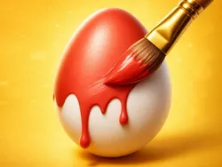 Easy Easter Coloring Eggs image