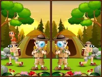 Spot 5 Differences Camping image