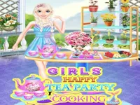 image bg Girls Tea Party Cooking