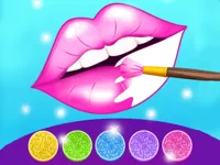 Glitter Lips Coloring Game image