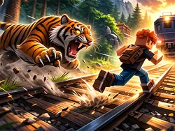 Running From A Hungry Tiger image