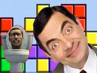 image bg Mr Bean & Skibidi Tetris