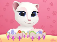 image bg Talking Tom Angela Great Manicure