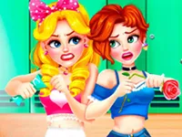 image bg School Girls Battle Beauty Salon