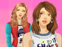 image bg Blackpink Rose Dress Up