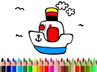 BTS Boat Coloring image