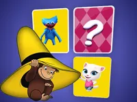 Curious George Memory Card Match image