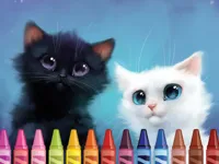 image bg 4GameGround - Kittens Coloring